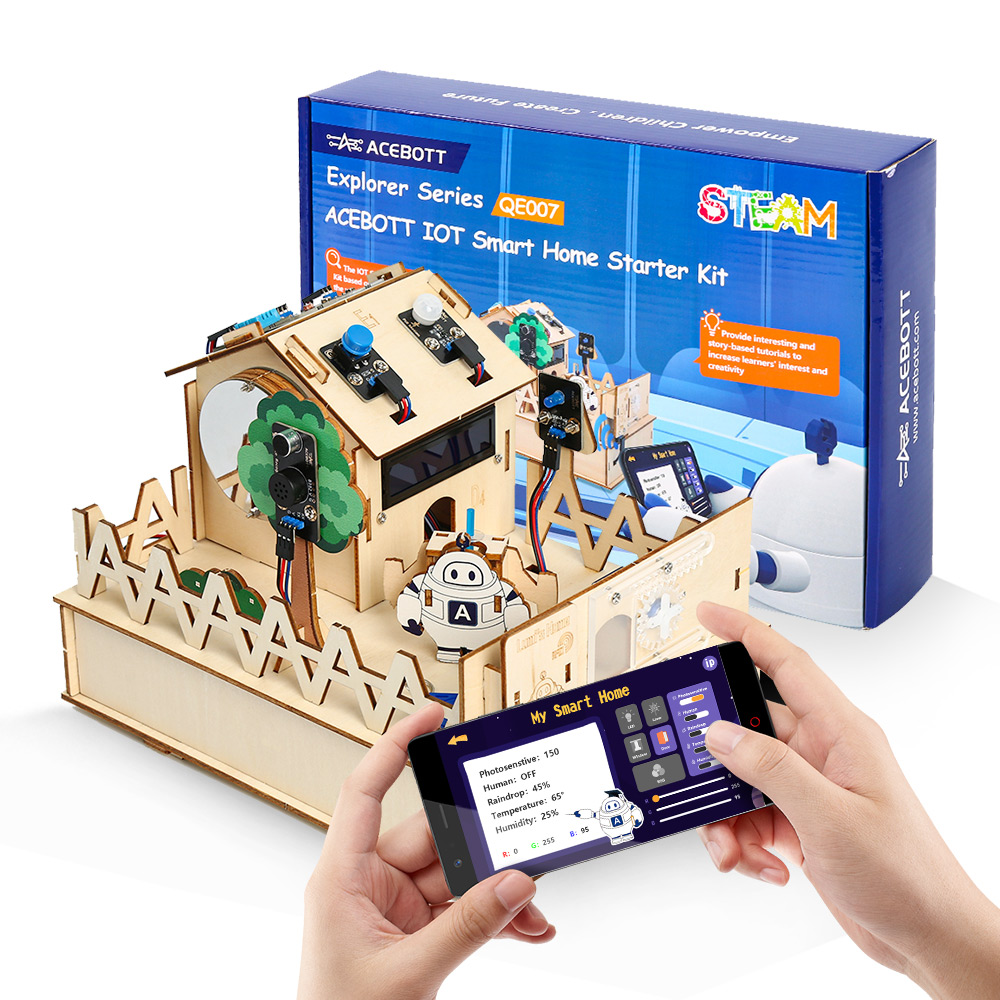 Smart Home Kit For Arduino - ACEBOTT Smart Home STEM STEAM Starter