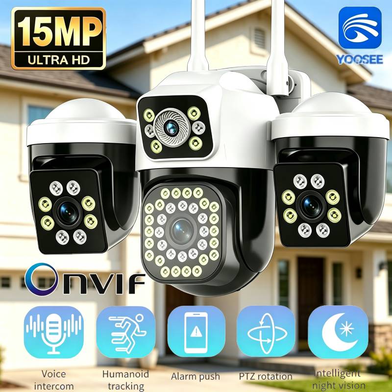 Smart Home Kamera Outdoor - YOOSEE Home 15MP IP Camera Outdoor