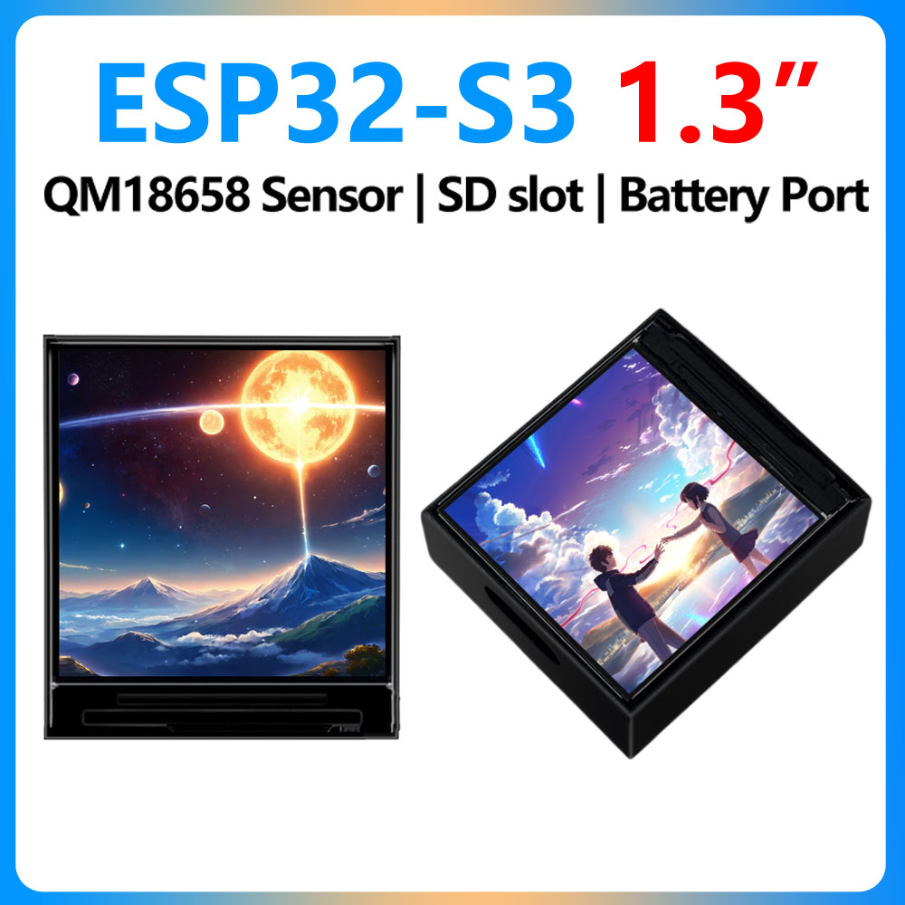 Smart Home Arduino - Waveshare ESP32-S3 1.3inch LCD Mini TV