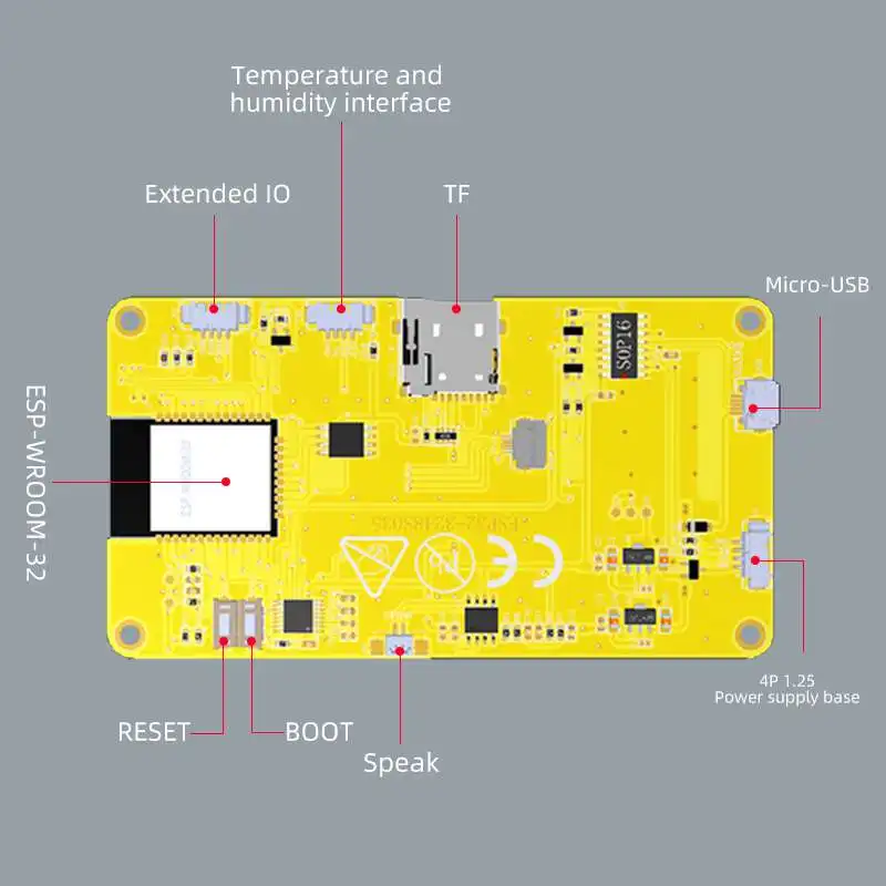 Smart Home Arduino - ESP32-3248S035 3.5 Inch Smart LCD Display