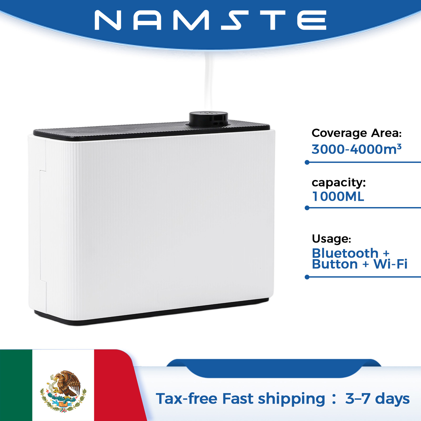 Smart Humidifier - NAMSTE 1000ML Fragrance Diffuser Smart Scent
