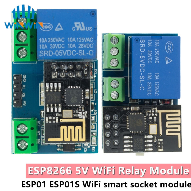 Smart Home Arduino Uno - ESP8266 ESP-01 ESP-01S 5V WiFi Relay