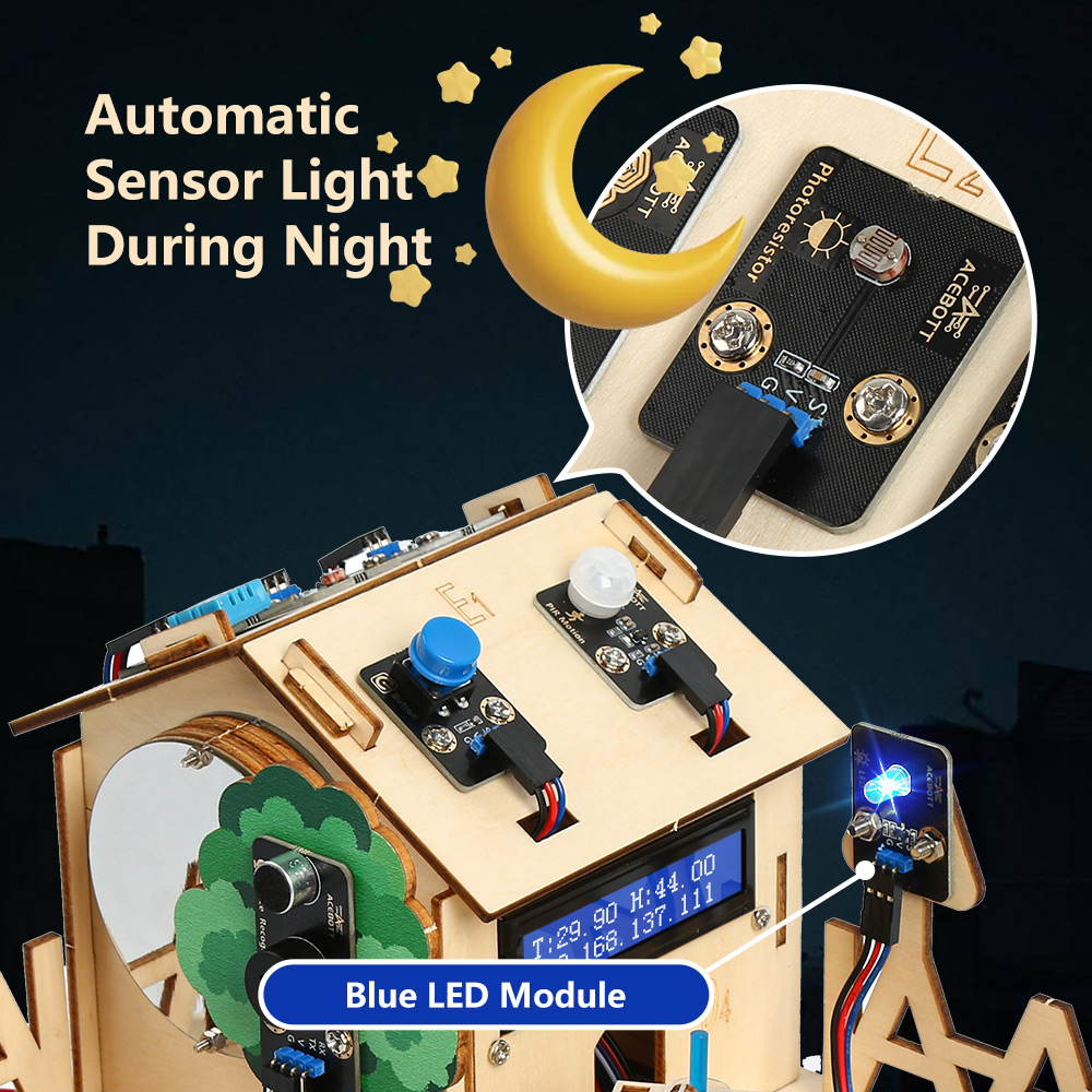 ACEBOTT Smart Home STEM STEAM  - Smart Home Arduino Uno review and price