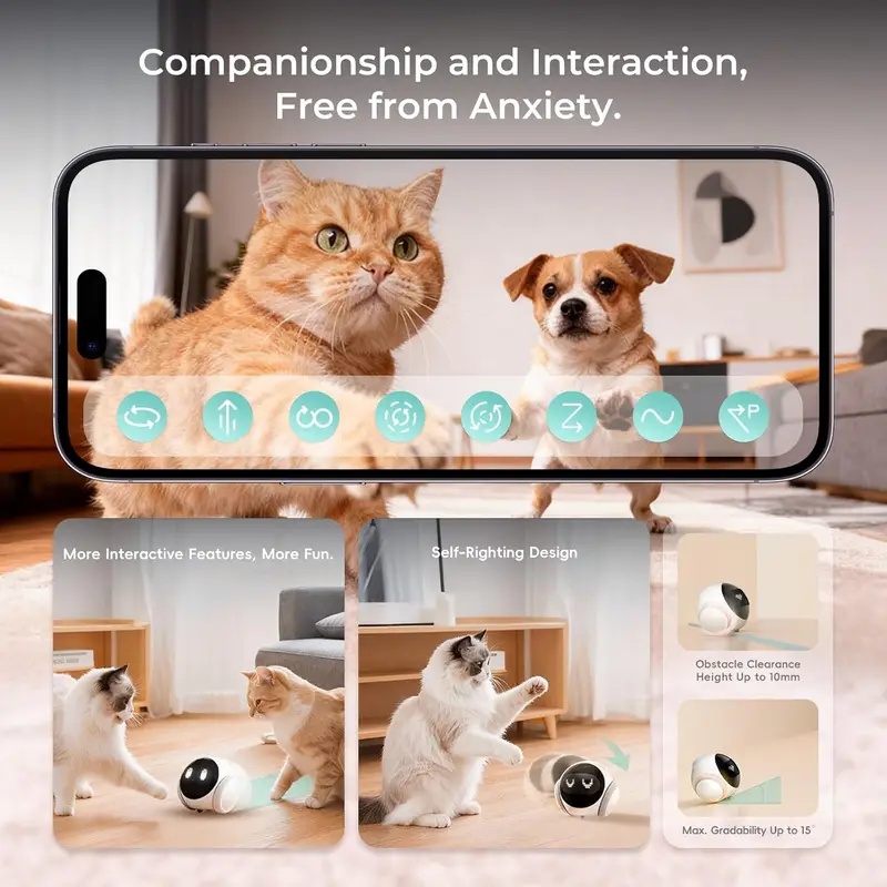 Movable Indoor Pet Robot Camer - Smart Home App review and price