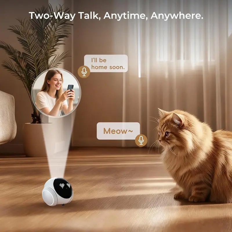 Movable Indoor Pet Robot Camer - Smart Home App review and price