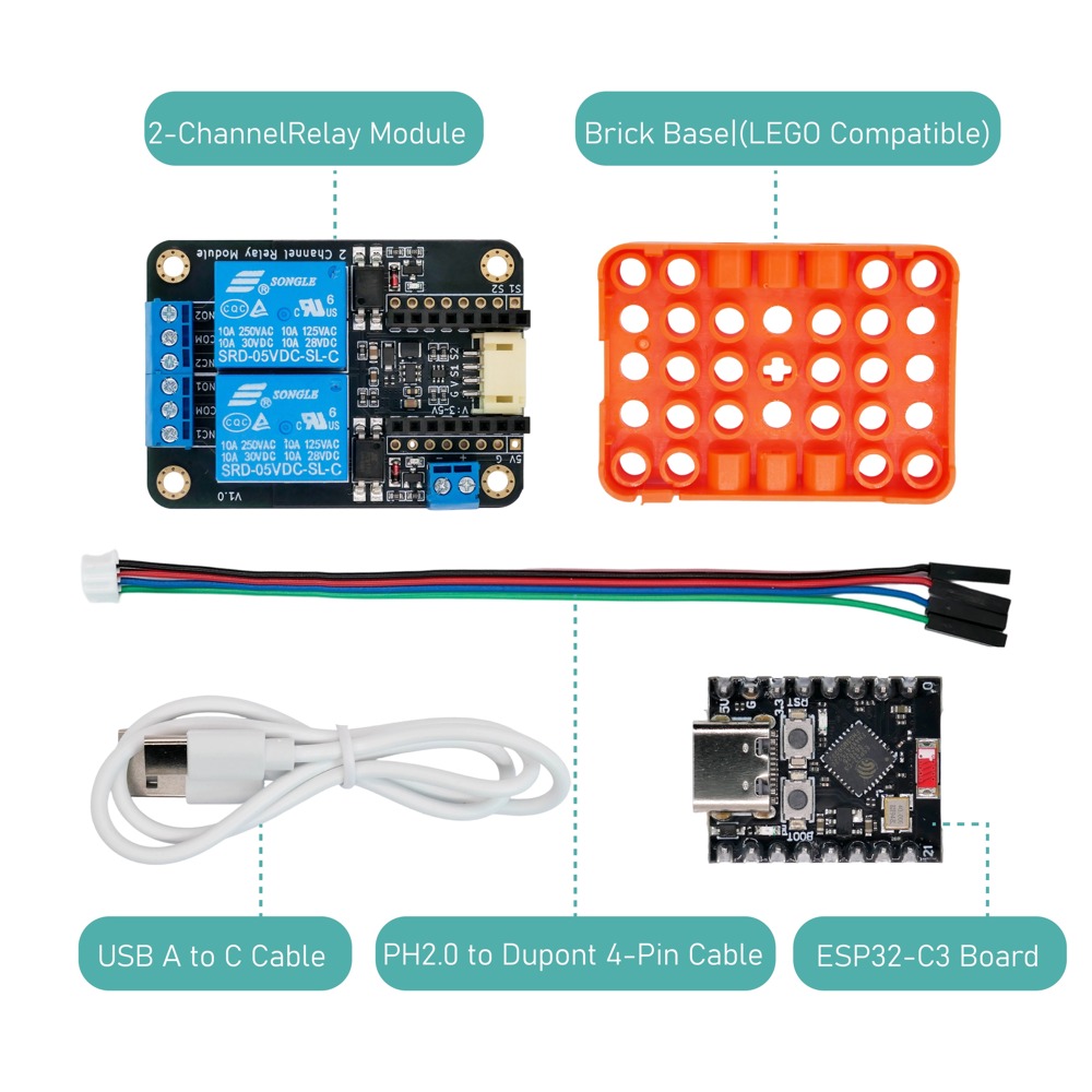 2CH Relay Module Input5V Activ - Smart Home Kit For Arduino review and price
