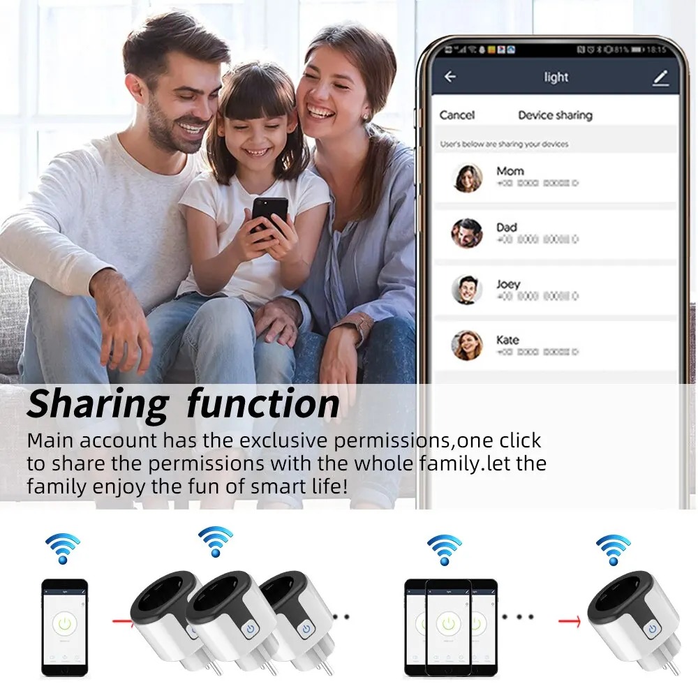 WiFi EU Smart Socket Plug Work - Smart Home Proxmox review and price