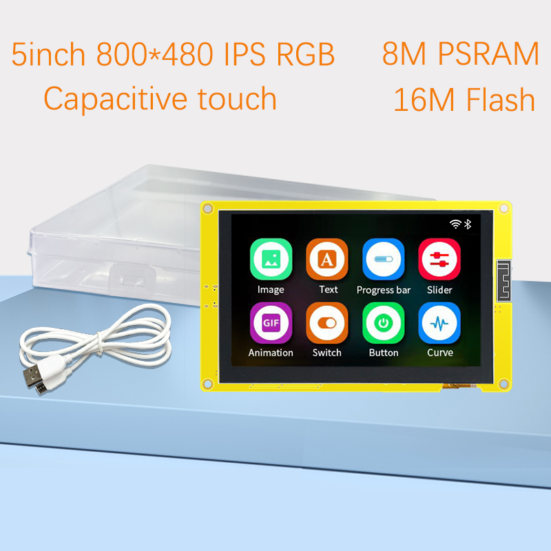 ESP32-S3 5 Inch IPS TFT Screen - Smart Home Arduino review and price