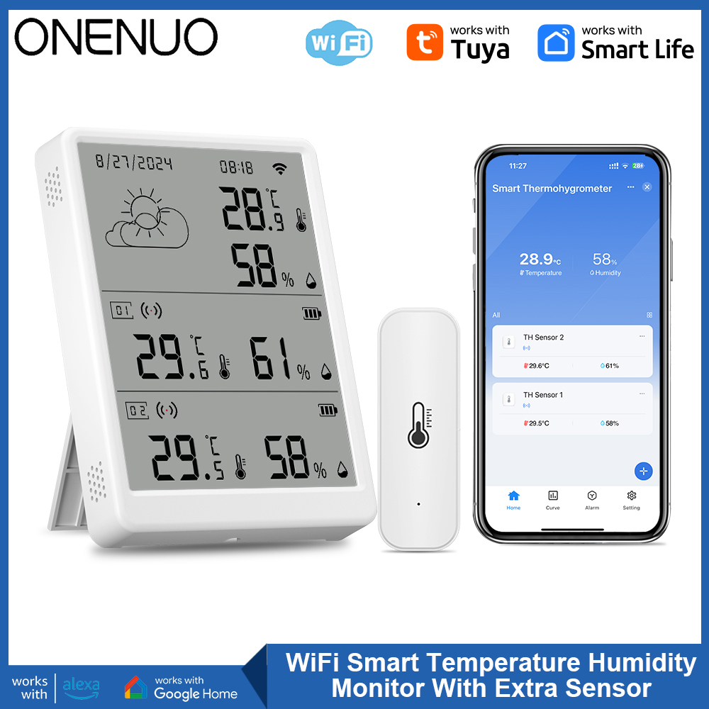 Tuya WiFi Weather Station Temp - Smart Home Kits review and price