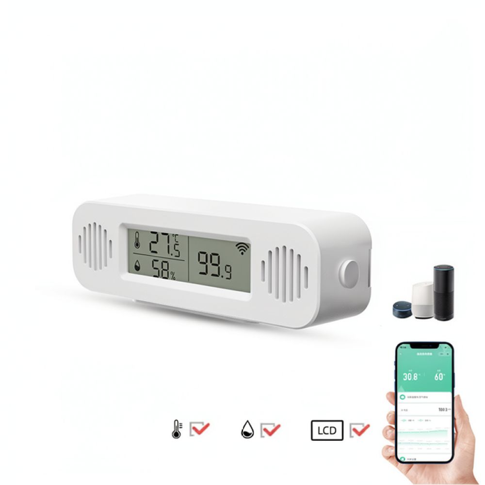 WiFi Connected Smart Hygromete - Smart Home Environment Monitoring System review and price