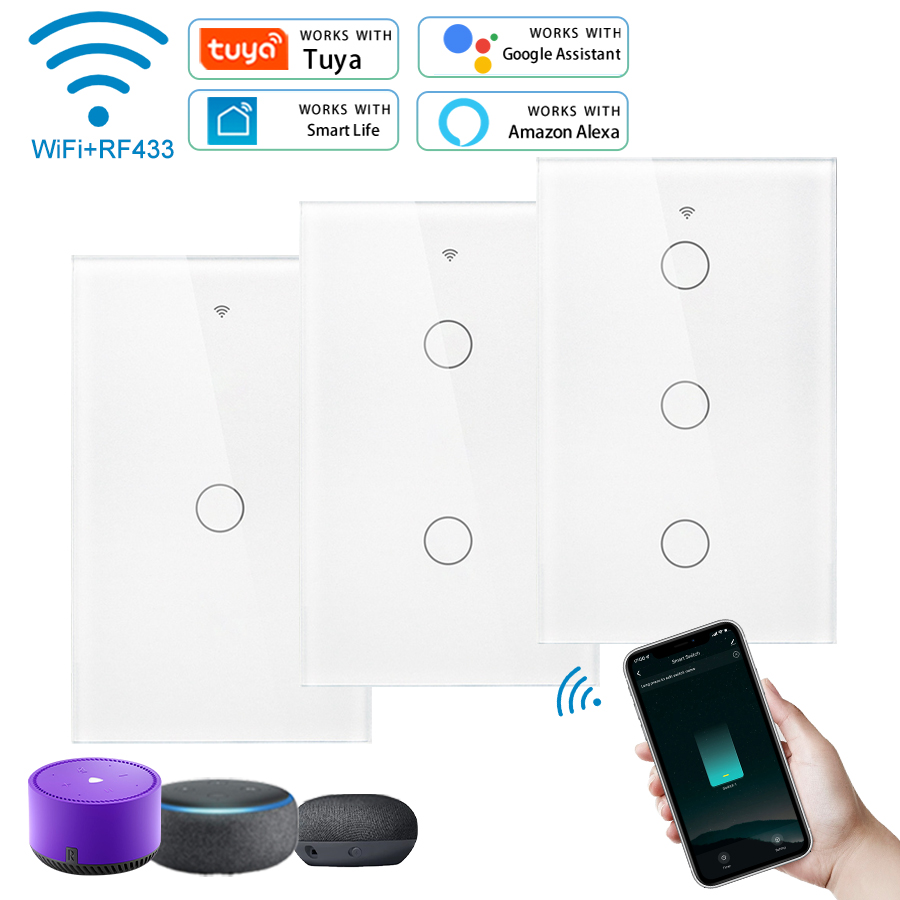 Tuya WiFi Touch Wall Smart Swi - Homesmart Online review and price