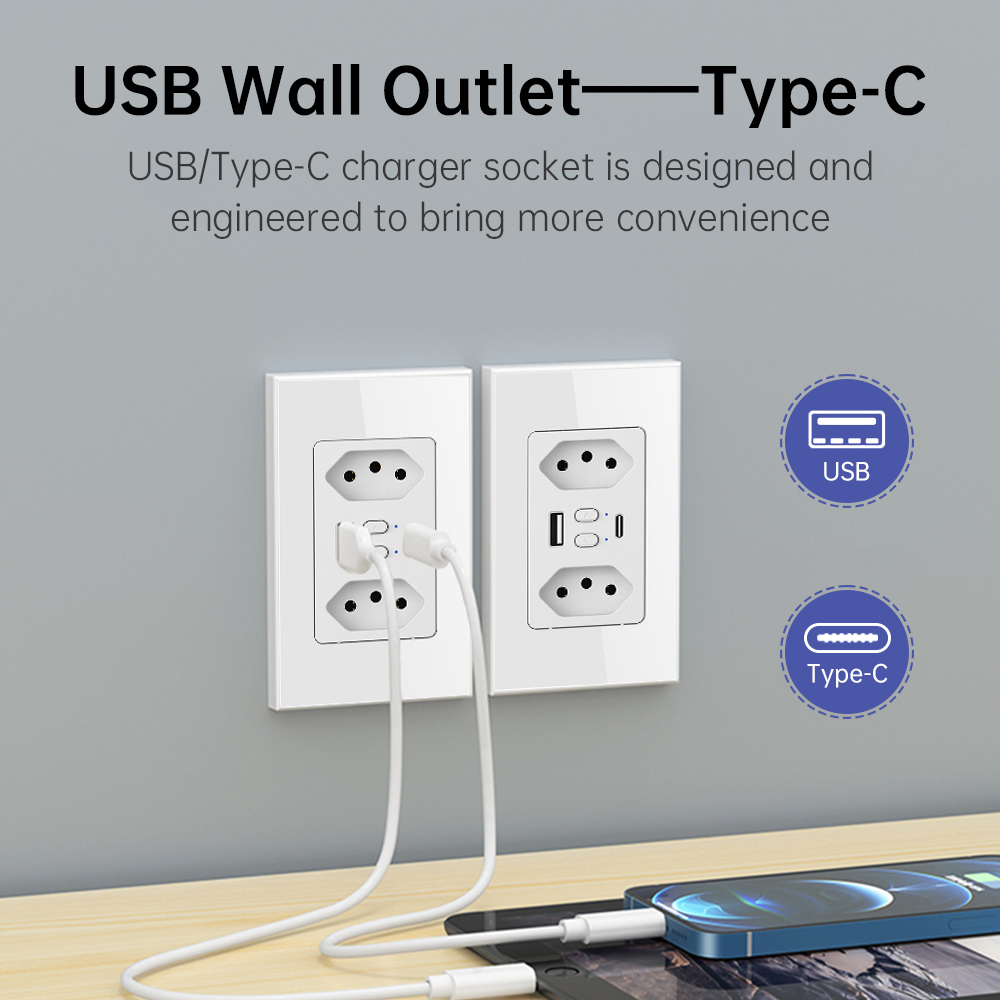 MANHOT Wifi Smart Brazil Socke - Smart Home For Living review and price