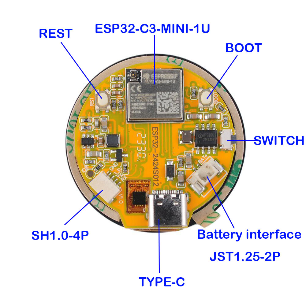 ESP32 Display 1.28 inch ESP32- - Smart Home Arduino review and price