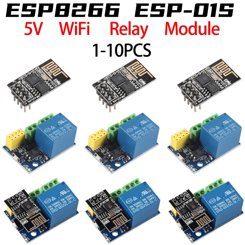 ESP8266 ESP-01 ESP-01S 5V WiFi - Smart Home Arduino Uno review and price