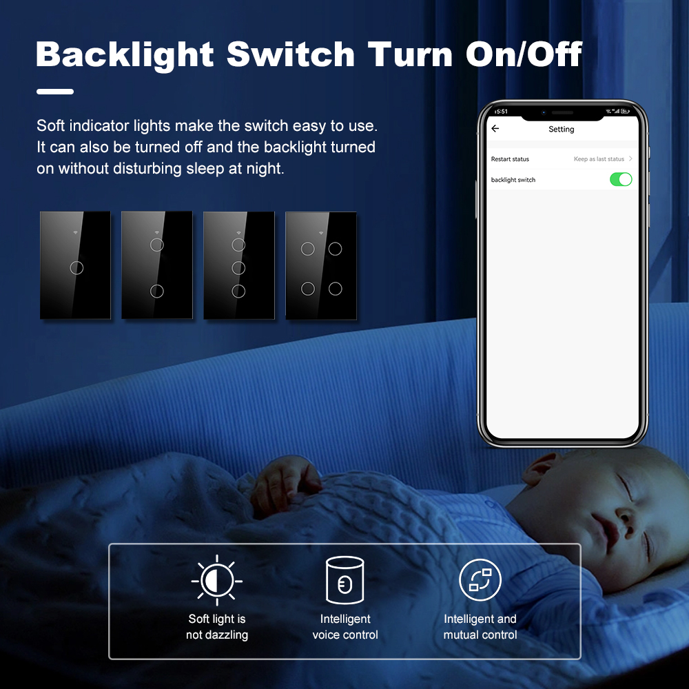 Smart Life Wifi+Bluetooth Touc - Smart Home Proxmox review and price
