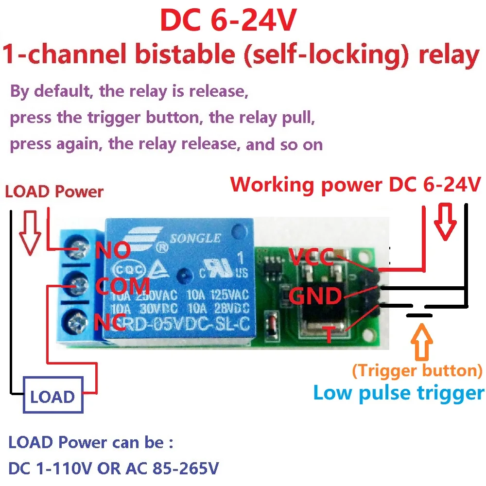 DC 6V 9V 12V 24V Flip-Flop Lat - Smart Home Kit For Arduino review and price