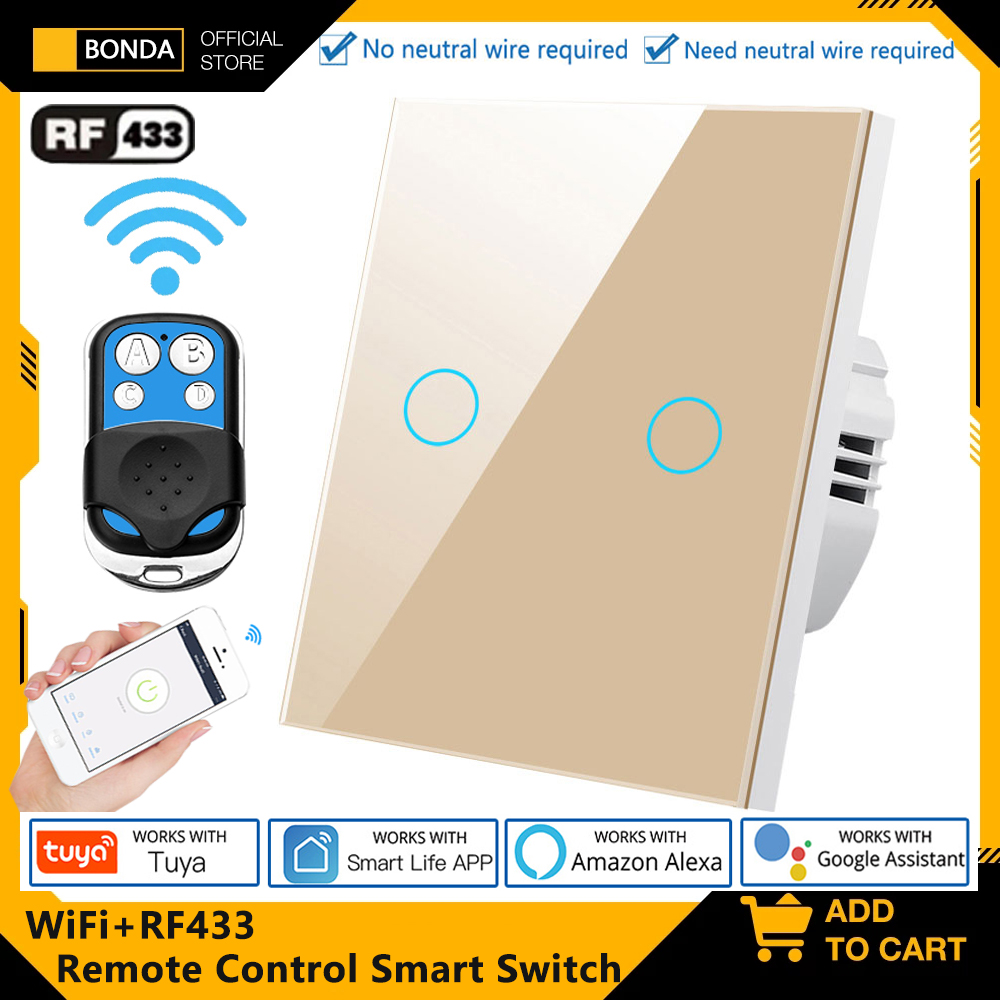 Tuya EU WiFi+RF433 Smart Remot - Smart Home For Living review and price